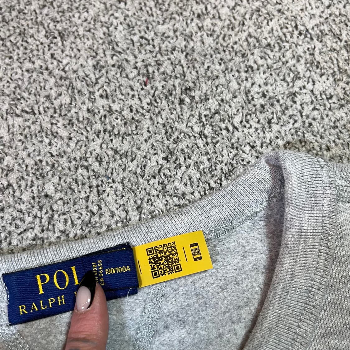 폴로 랄프로렌 qr 포니 스웻셔츠 상품이미지4