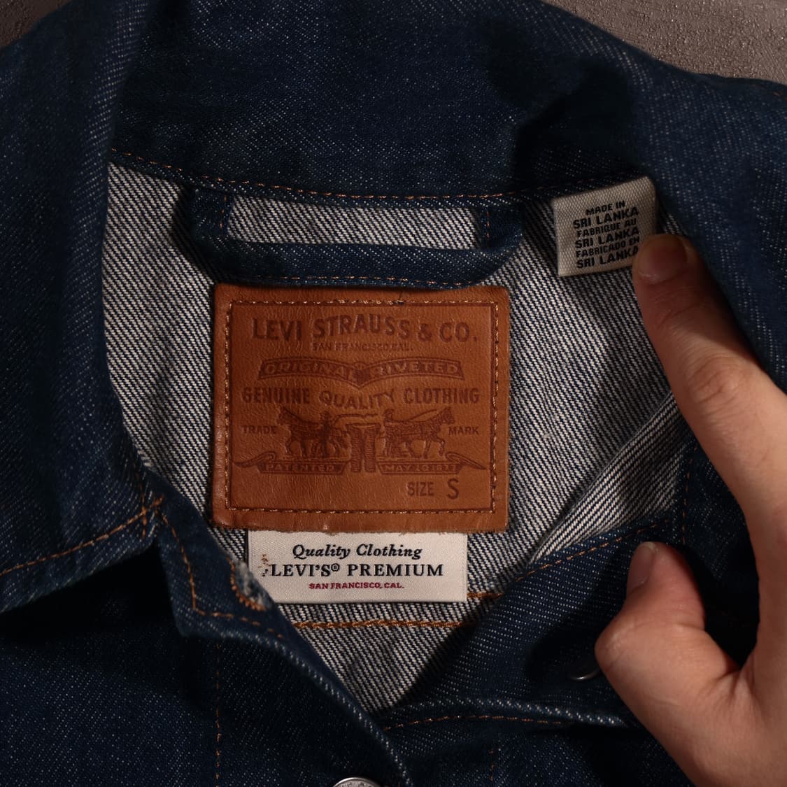 LEVIS CROP DENIM JACKET 상품이미지4