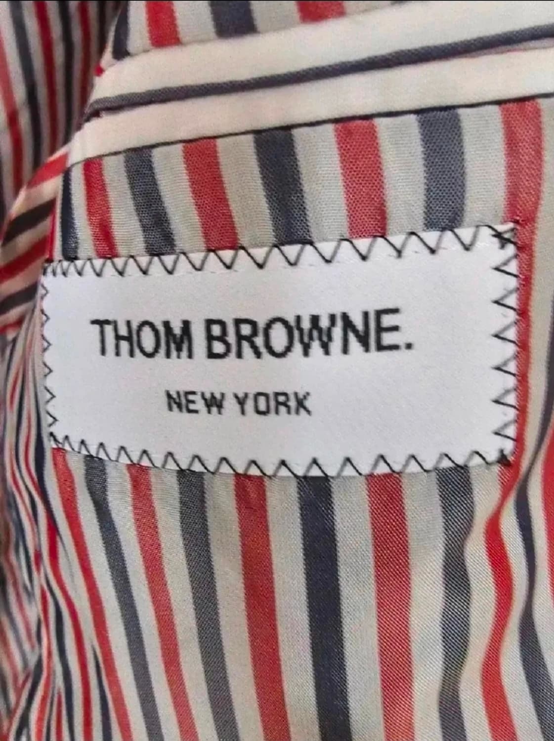 톰브라운 더블 삼선 암밴드 울자켓(2/새상품급/정품) 상품이미지9