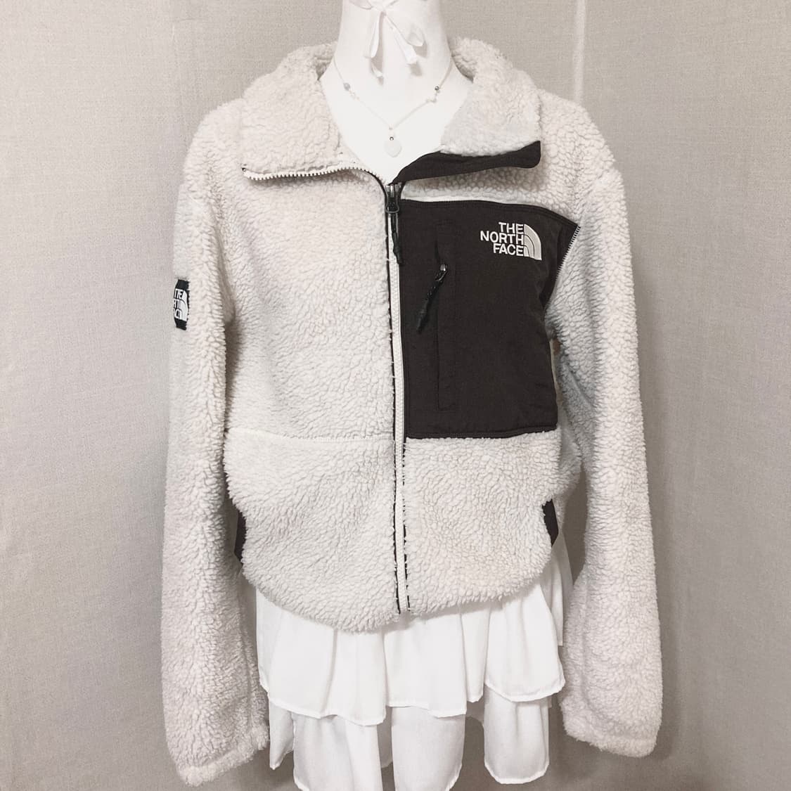 노스페이스 브라운 뽀글이점퍼 L 상품이미지1