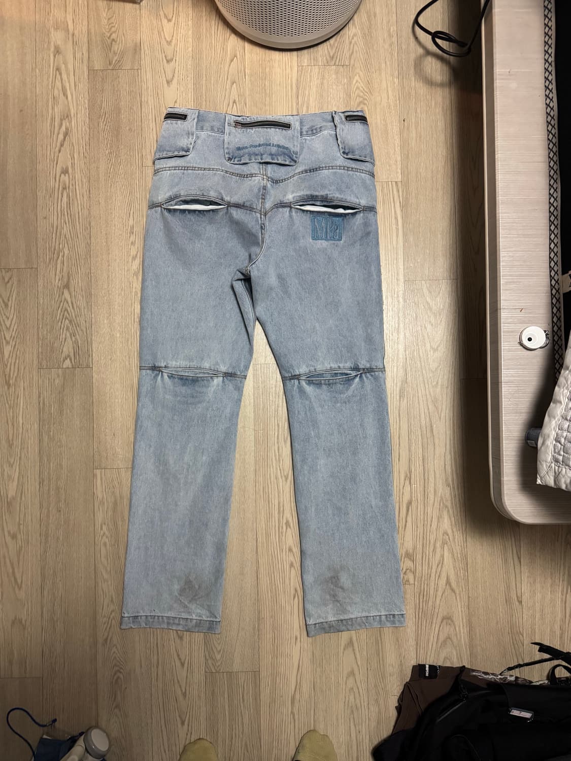 플라스틱프로덕트 MPa bag pants 백팬츠 블루 상품이미지3