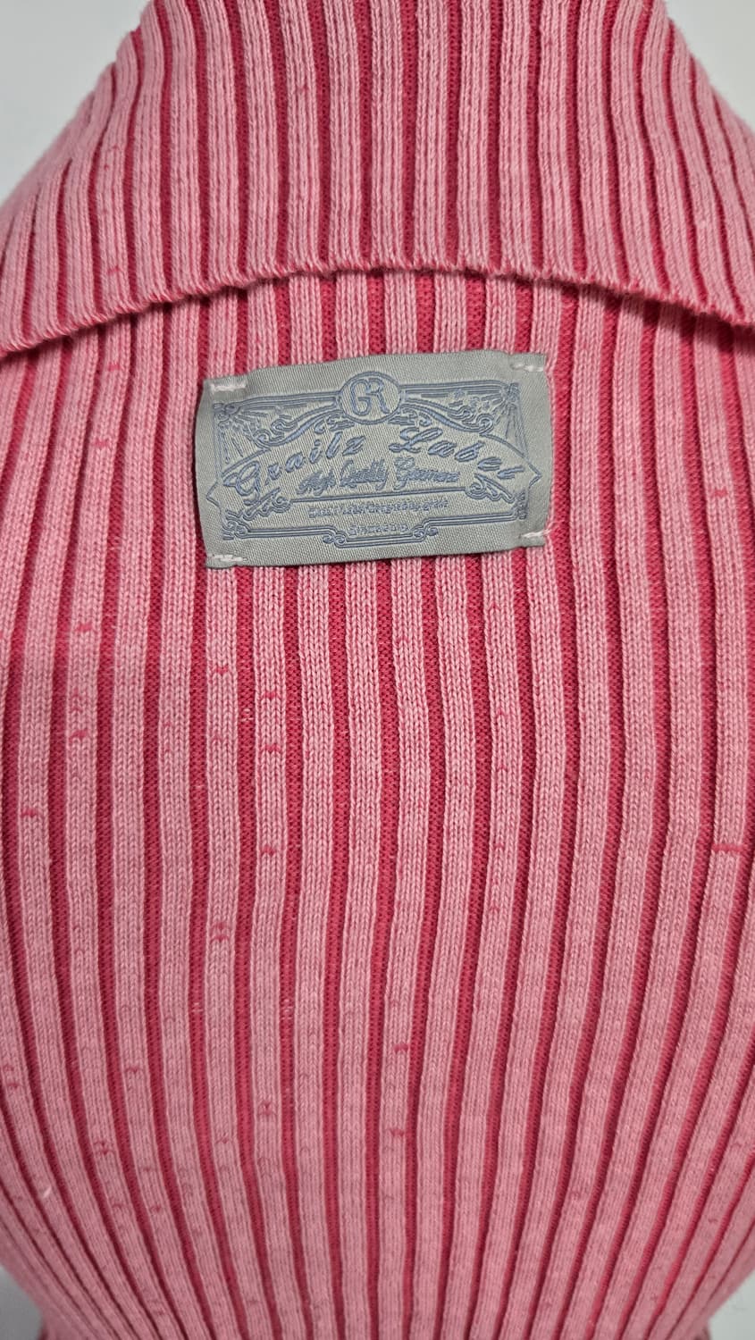 그레일즈 핑크 카라 가디건 상품이미지6