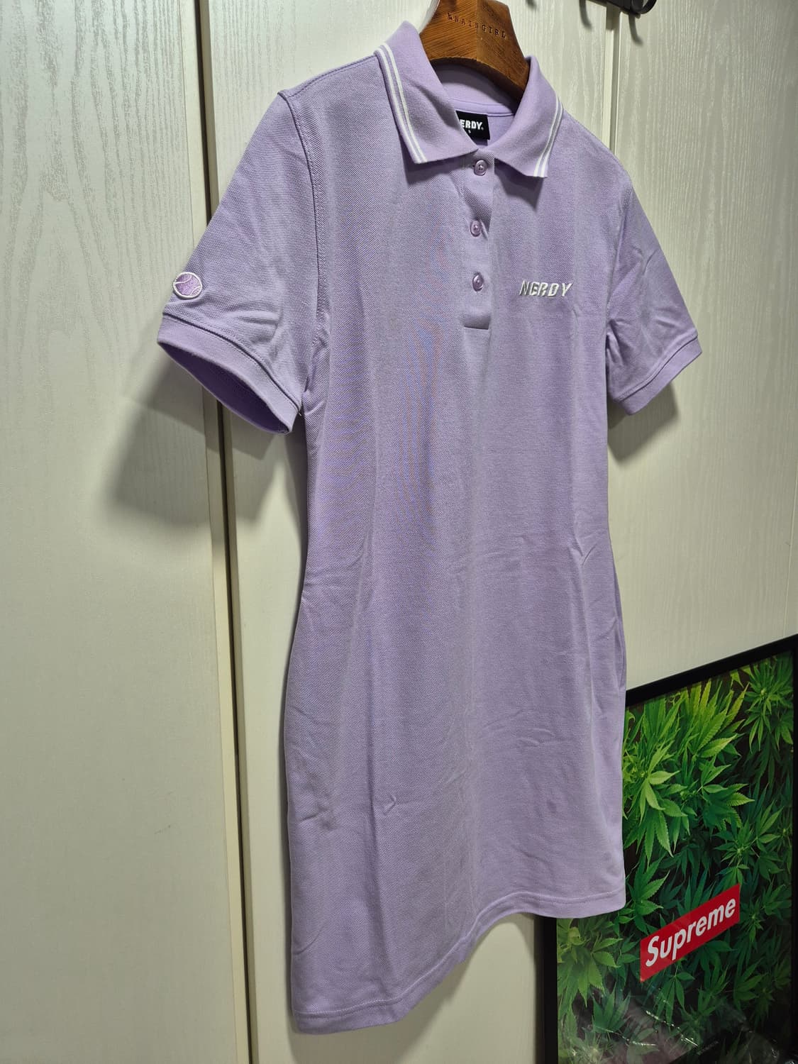 (타임세일)(새상품)널디 NERDY 퍼플 폴로 원피스 상품이미지8