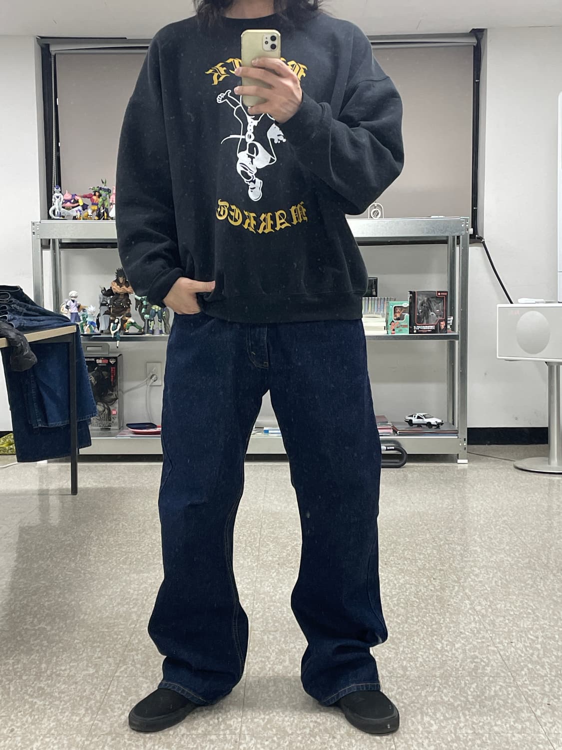 [38x30] 00s Levis 리바이스 517 부츠컷 진청 데님 상품이미지3