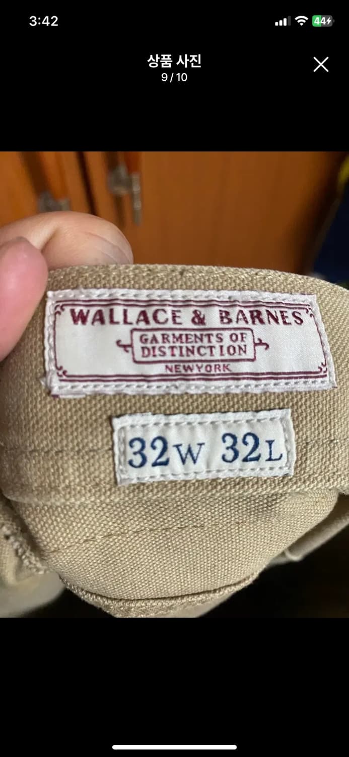 [WALLACE] 월레스앤번즈 덕 캔버스 워크팬츠 32사이즈 상품이미지9