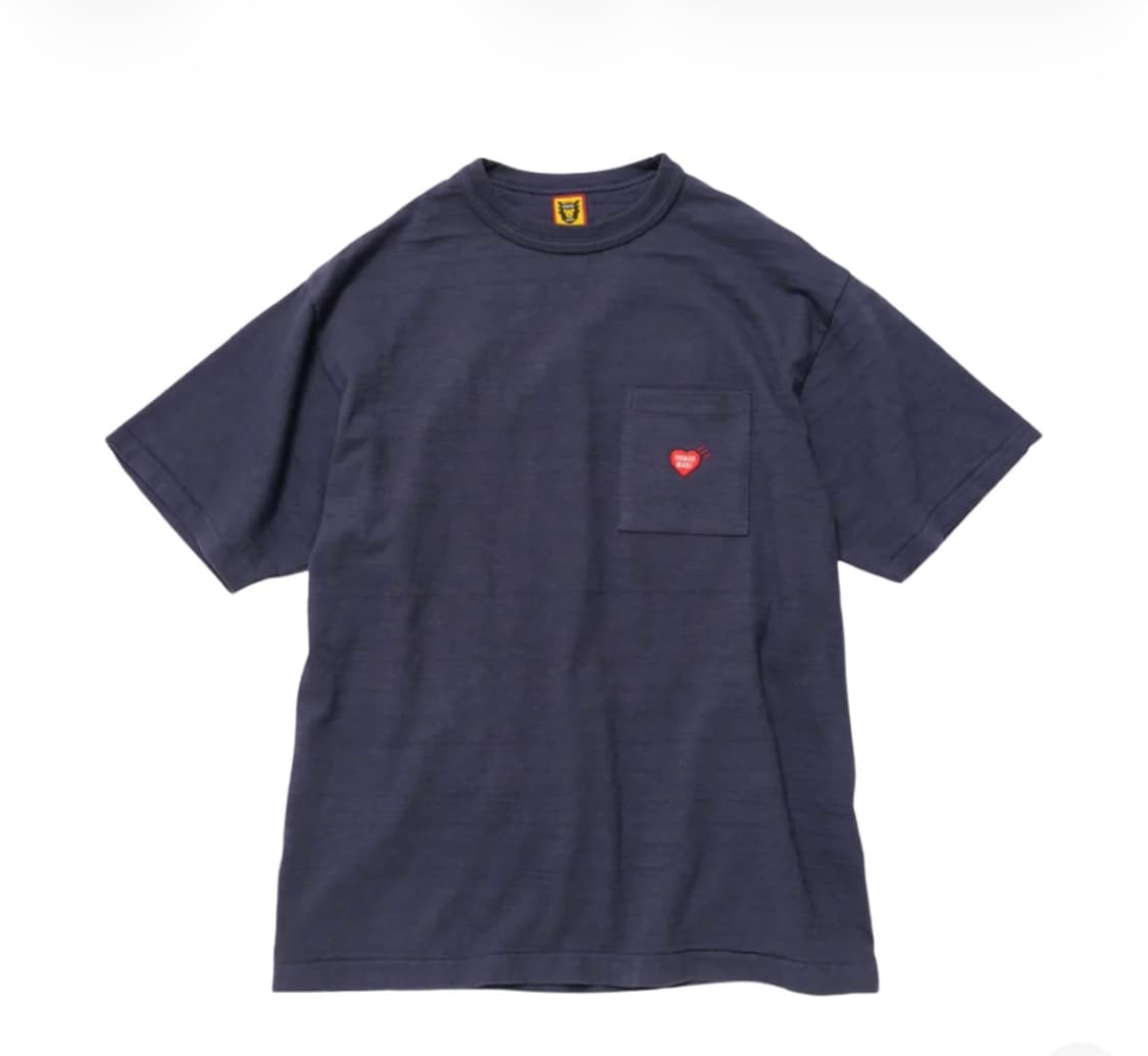 2XL) 휴먼 메이드 포켓 티셔츠 #2 네이비 상품이미지2