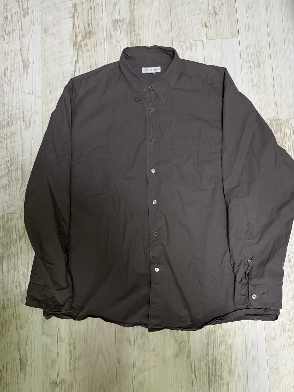 [M] 토마스모어 브라운 셔츠 상품이미지1