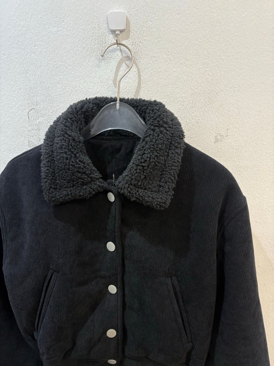 Corduroy fleece crop jacket 상품이미지2