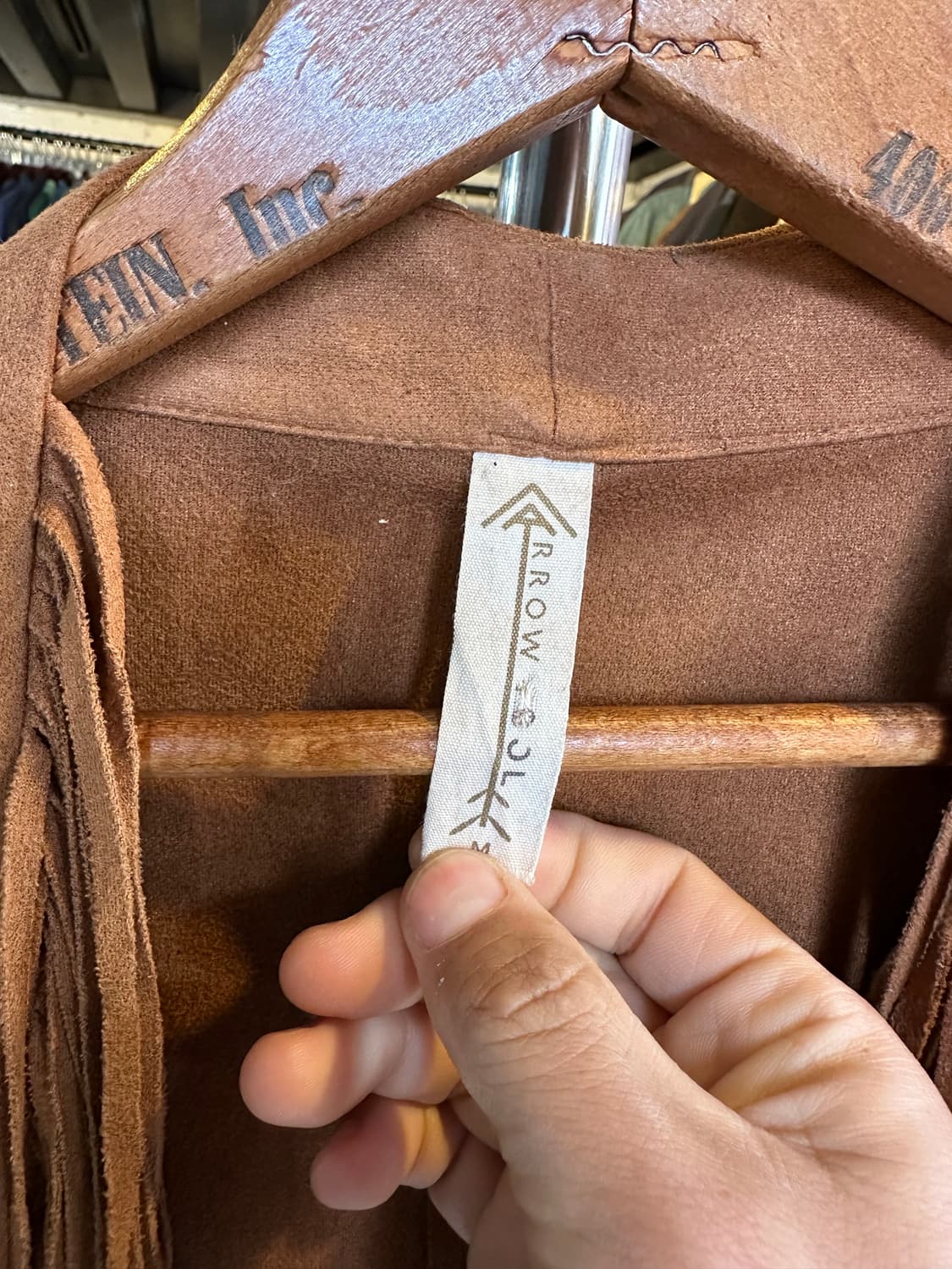 리얼 레더 스웨이드 프린지 웨스턴 자켓 우먼스 상품이미지9