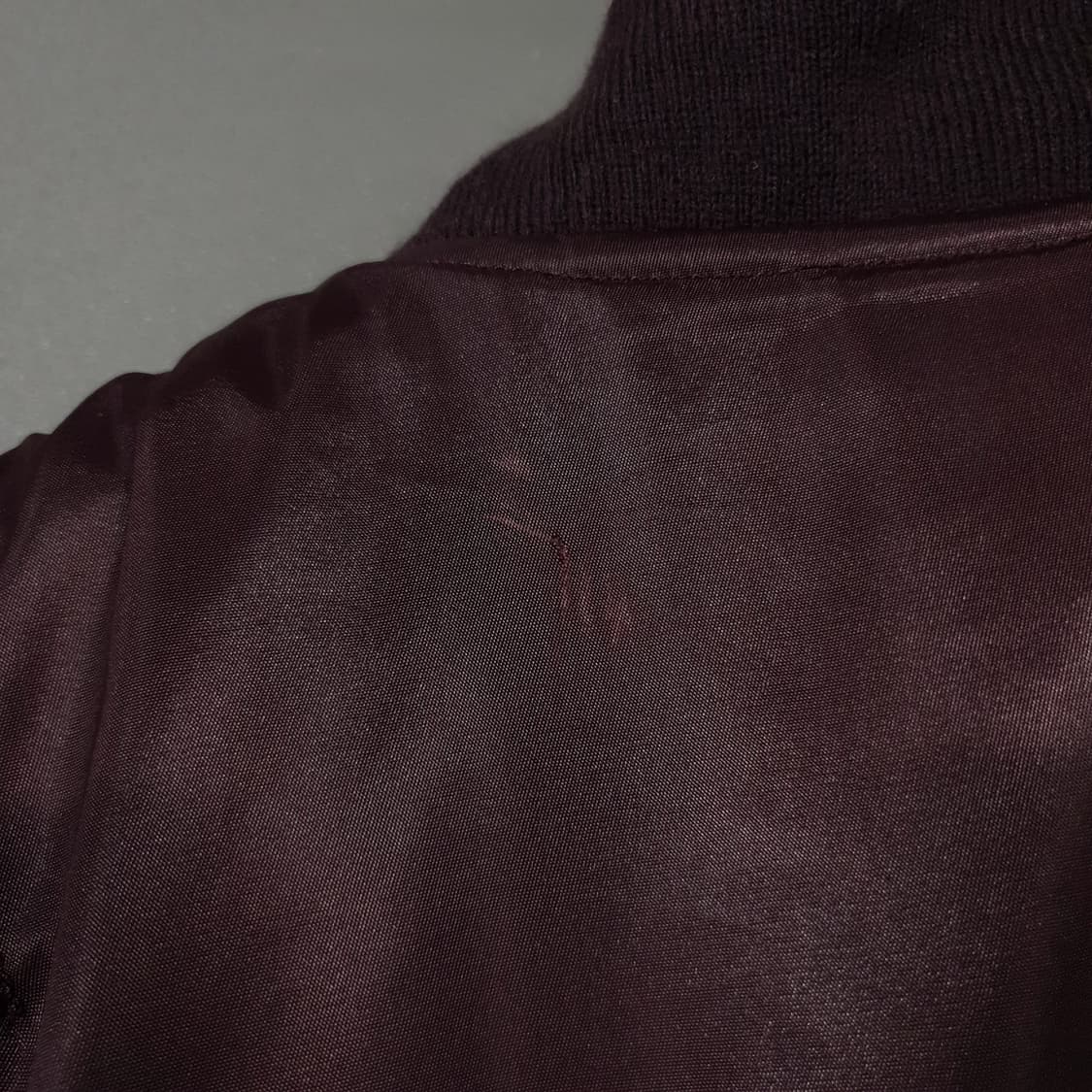 00s MACHOPE 맥호프 MA-1 플라이트 자켓 점퍼 버건디 희귀 L 상품이미지10