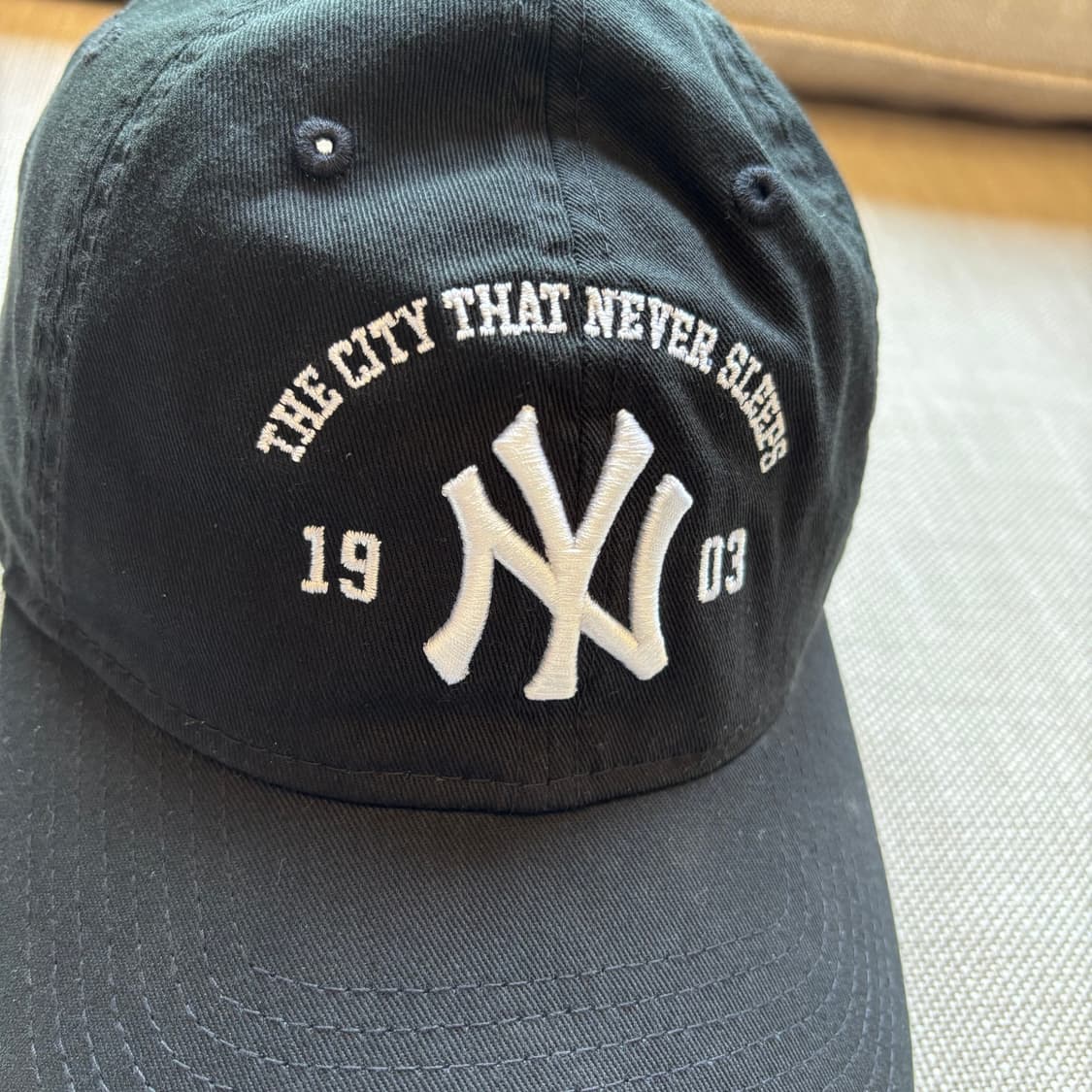 뉴에라 뉴욕 양키스 블랙 볼캡 (남여공용) 상품이미지5