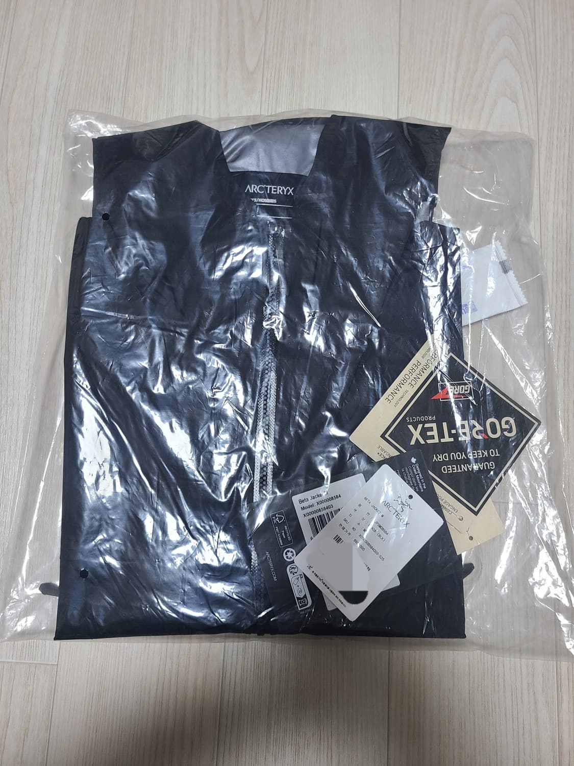 새상품 아크테릭스 베타 자켓 남자 M 블랙  상품이미지2