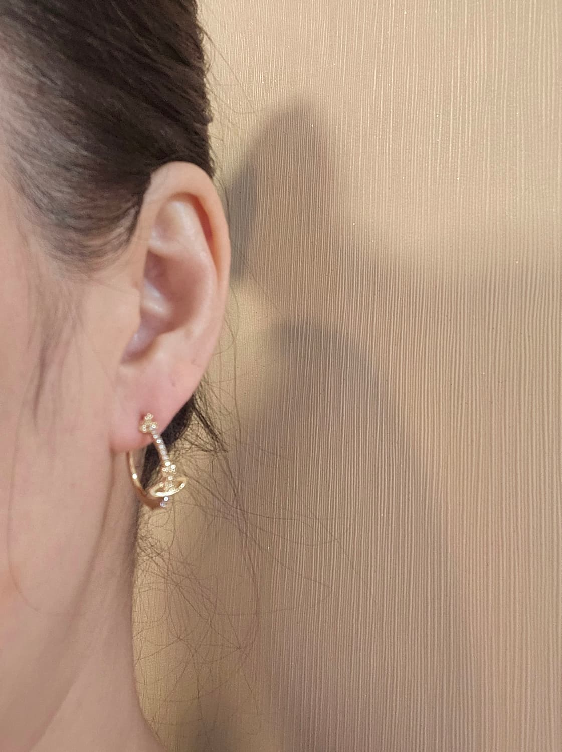 비비안웨스트우드 업사이클링 후프링 금장 귀걸이 상품이미지6