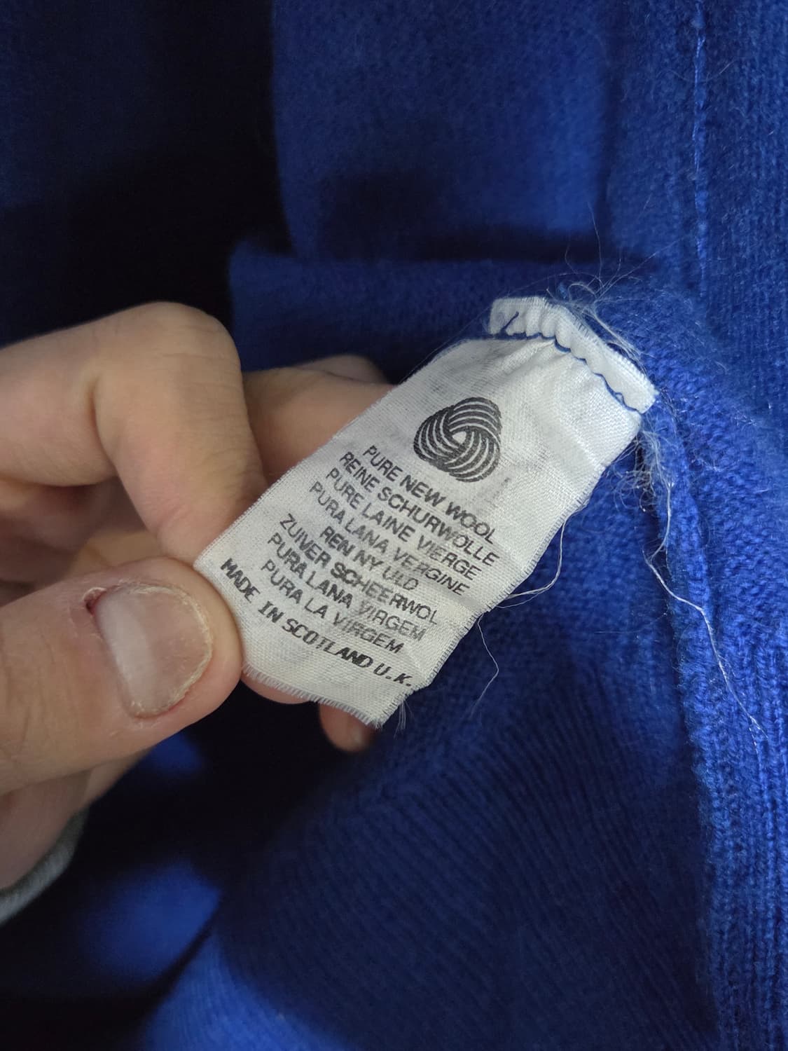 (정품) [버버리] 90s 스코틀랜드산 램스울 가디건 | 00061 상품이미지4