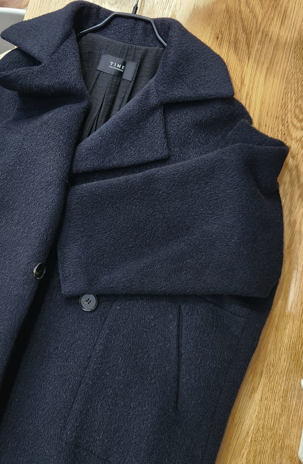 TIME 타임 루즈핏 양모100코트 상품이미지5