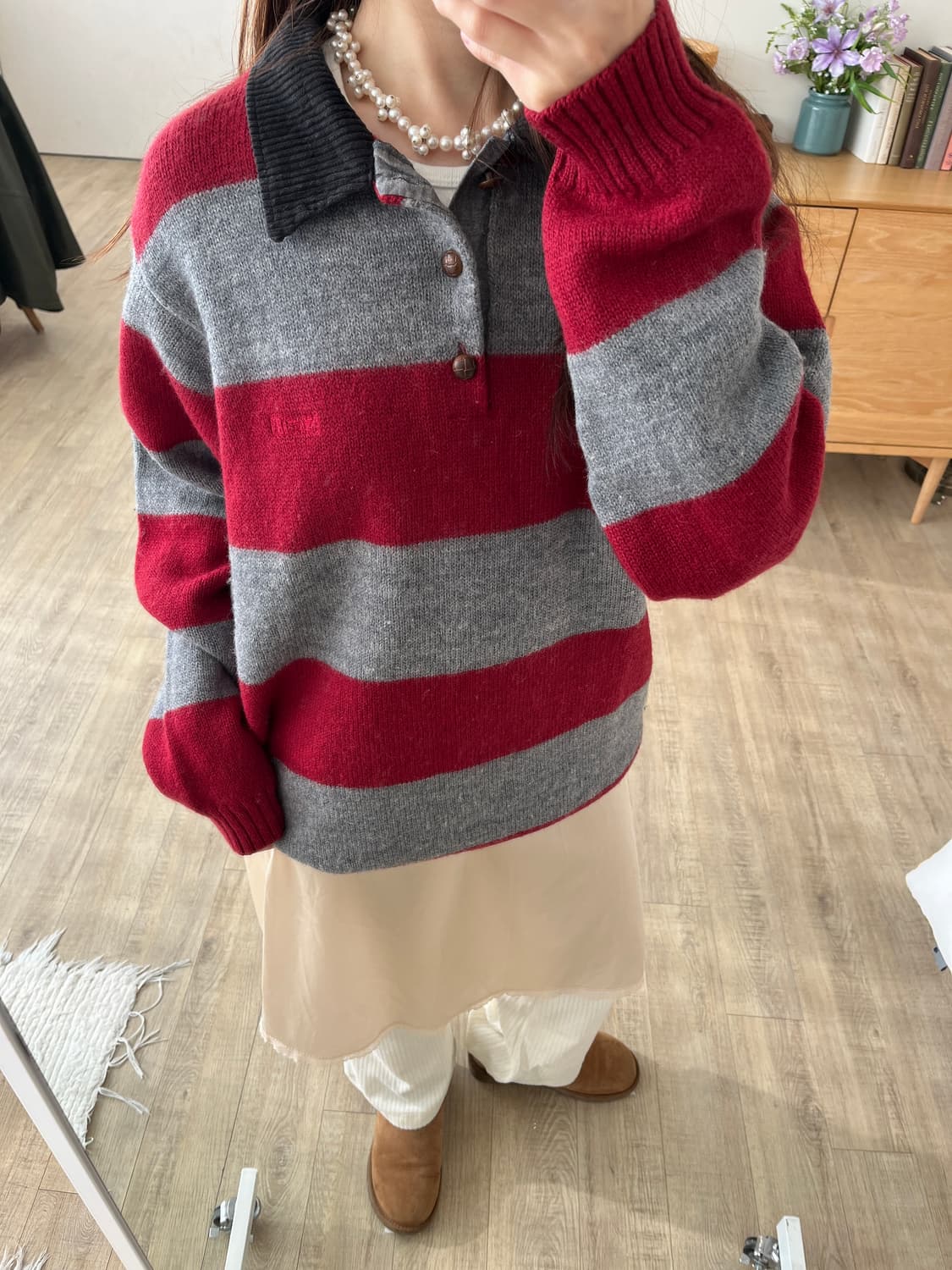 Crimson Rugby Knit 상품이미지4