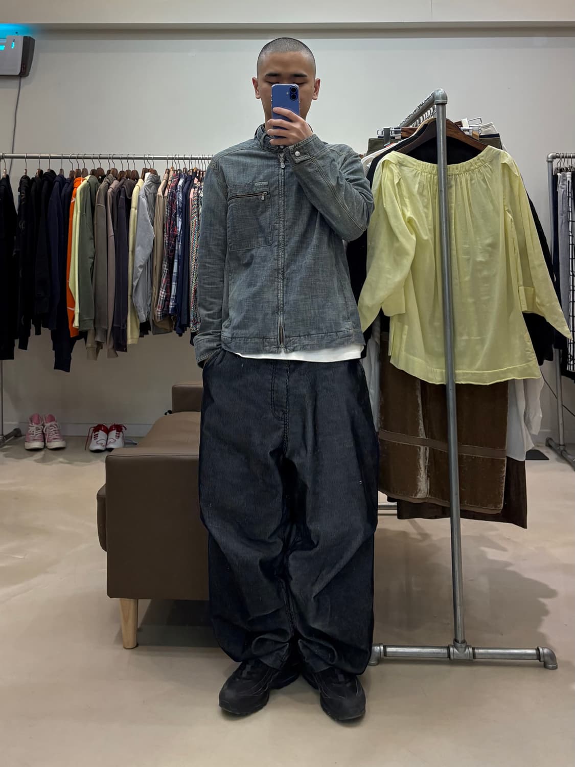 캘빈클라인진스 데님 바이커 집업  상품이미지5