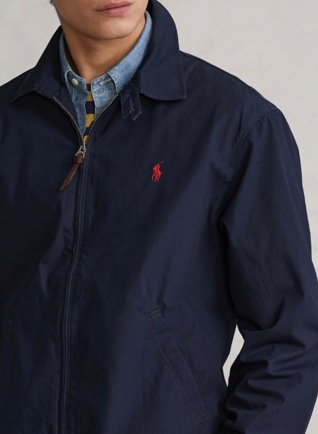 폴로 랄프로렌 베이포트 포플린 네이비 자켓 M 정품 상품이미지9
