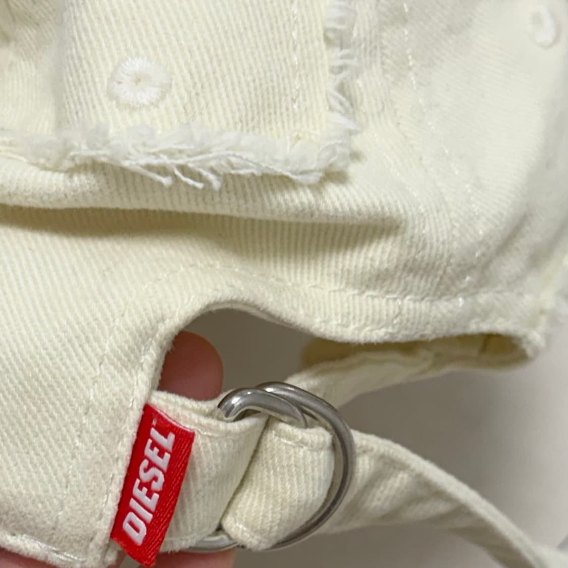 DIESEL - C-OBI BASEBALL CAP (WHITE) 2 상품이미지3