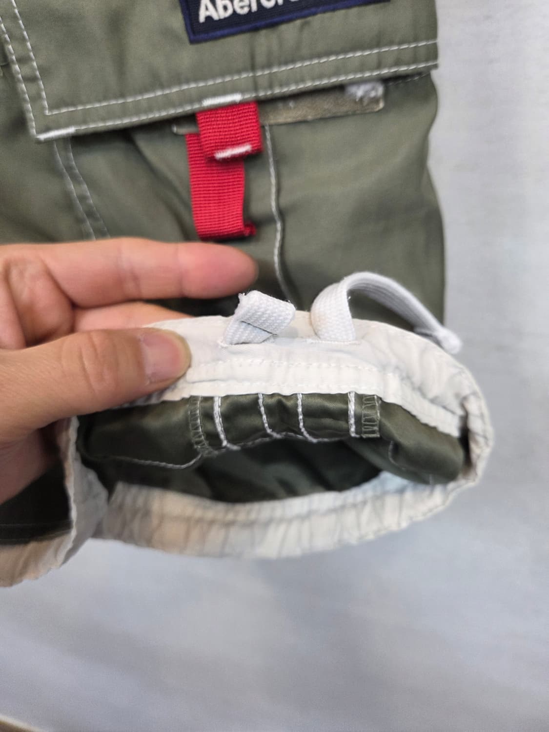 아베크롬비 빈티지 카고 트랙 반바지 대략 33 34  상품이미지5