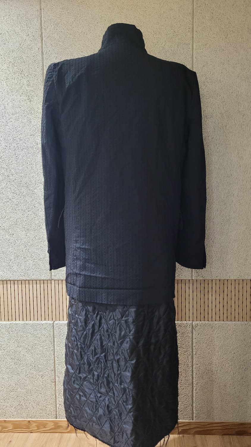 블랙 꼼데가르송 XL 리버서블 코트 상품이미지6