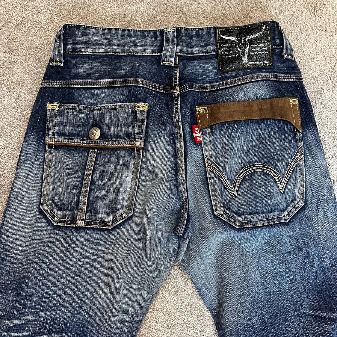 에드윈 블루트립 에스닉 데님 팬츠(32) 상품이미지8