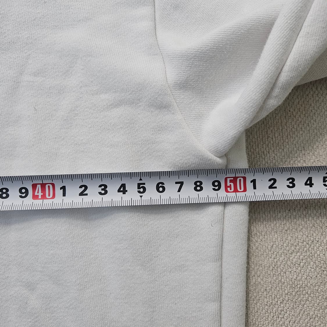 95 디스커버리 화이트 빅 로고 후드티 0310Y 상품이미지5