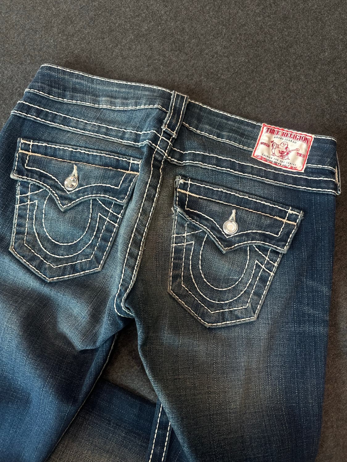 트루릴리전 DISCO BECKY BIG T 부츠컷 데님팬츠 y2k 펑크 상품이미지5