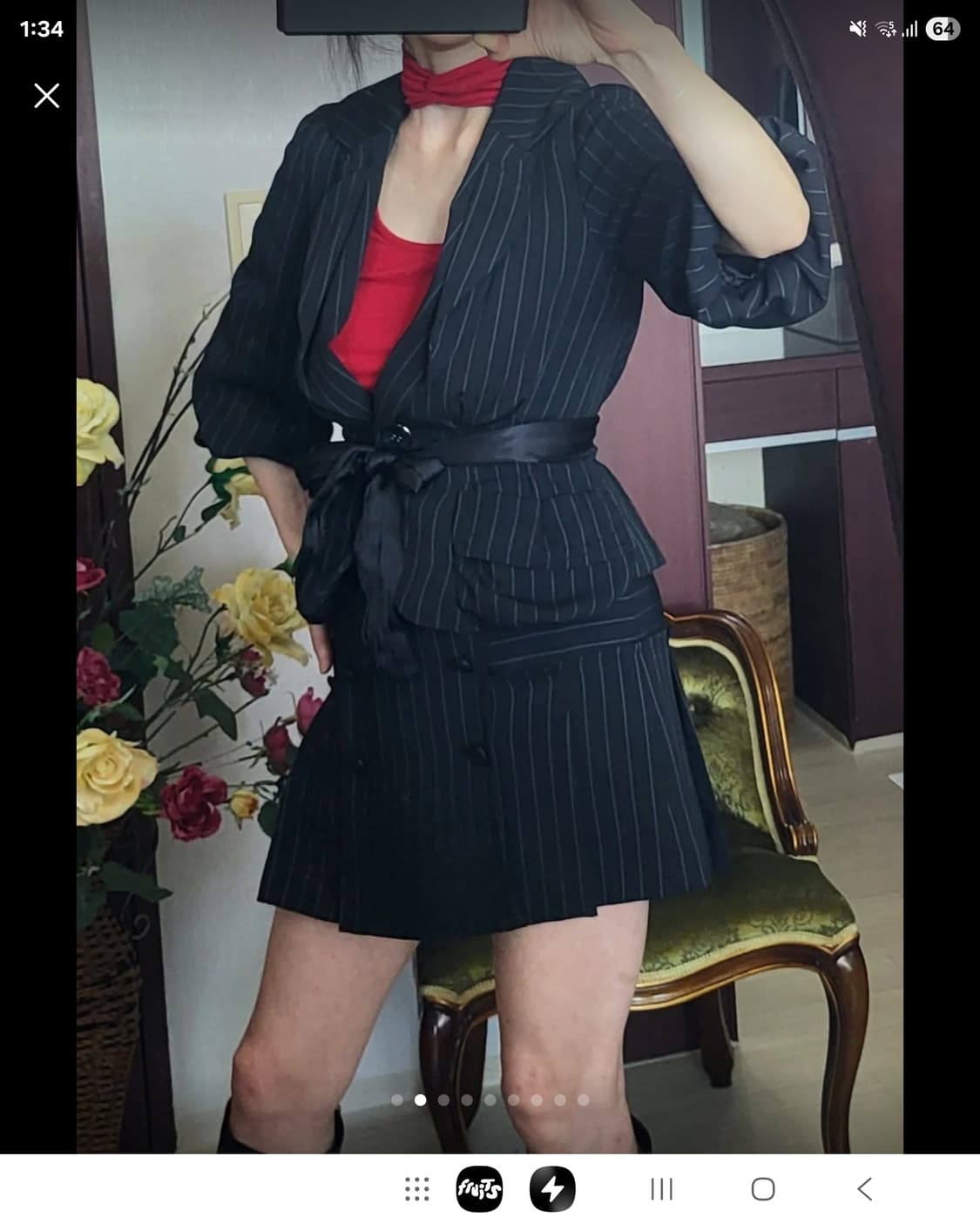 백화점구입 매긴 나잇브리지 투피스 셋업 세트 상품이미지2