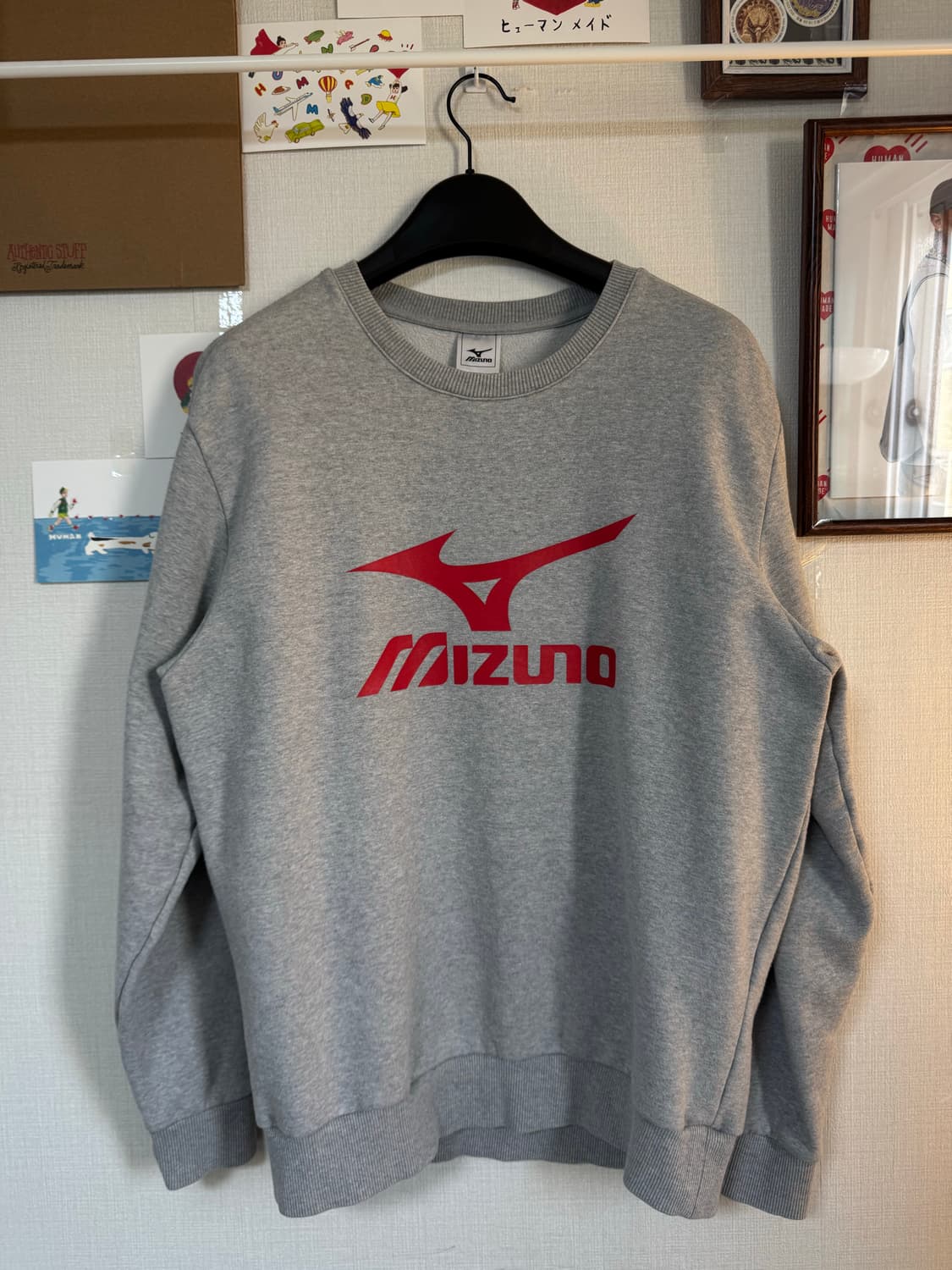[XL]미즈노 프린팅 로고 스웻셔츠 맨투맨 상품이미지1