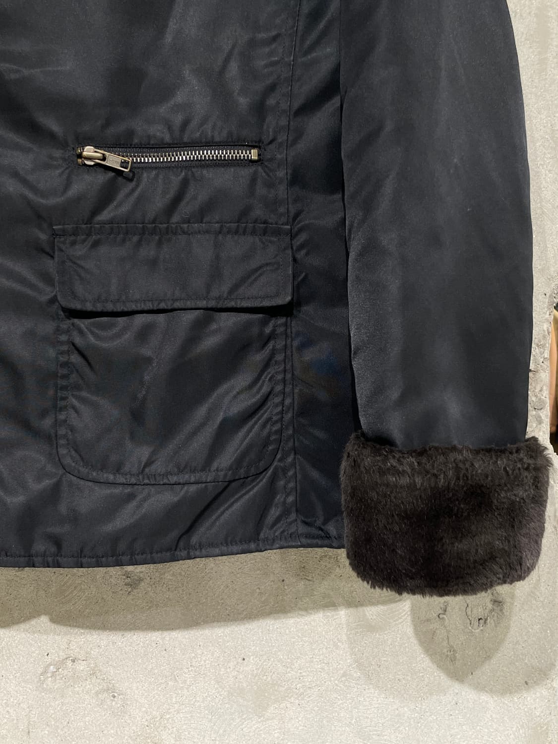 랄프 랄프 로렌 블랙 무스탕 누빔 자켓 상품이미지5