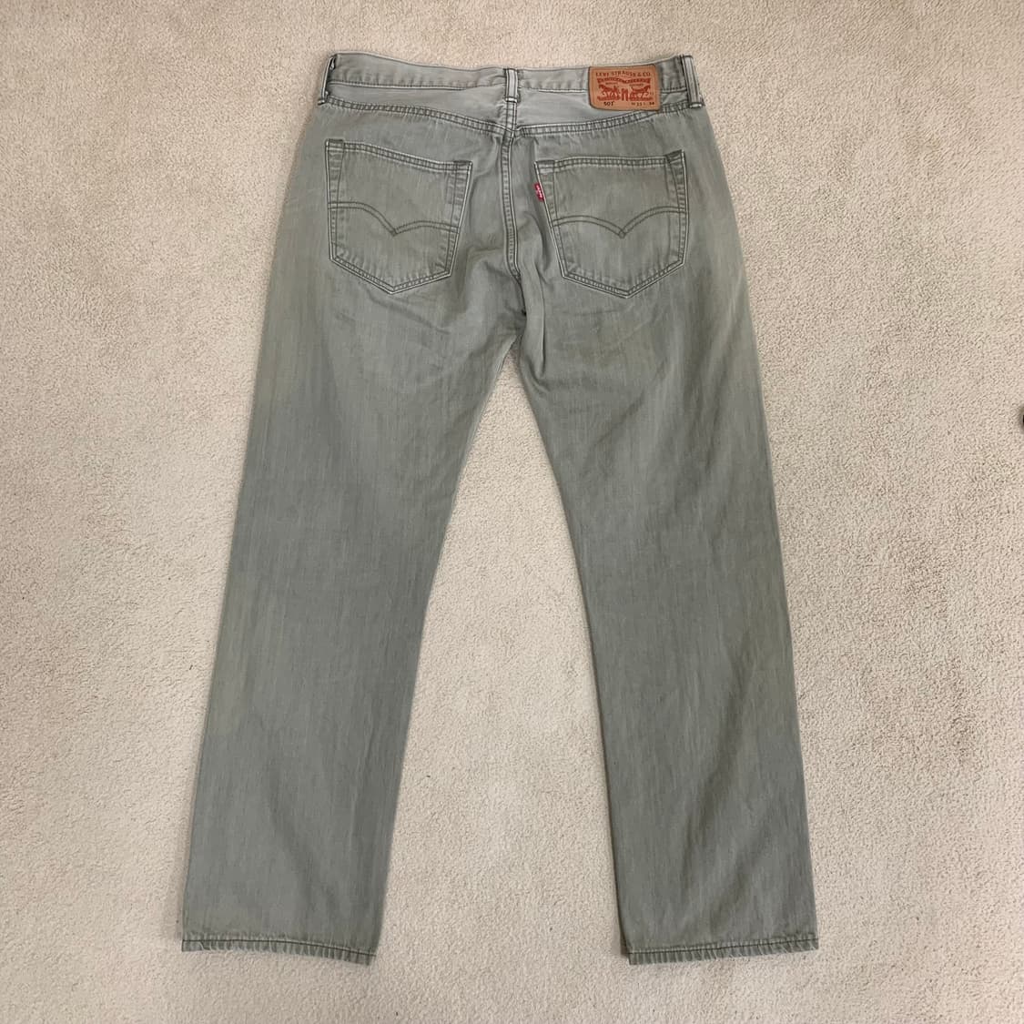 빈티지 리바이스 501 워싱 데님팬츠(32사이즈) 남자청바지  상품이미지4