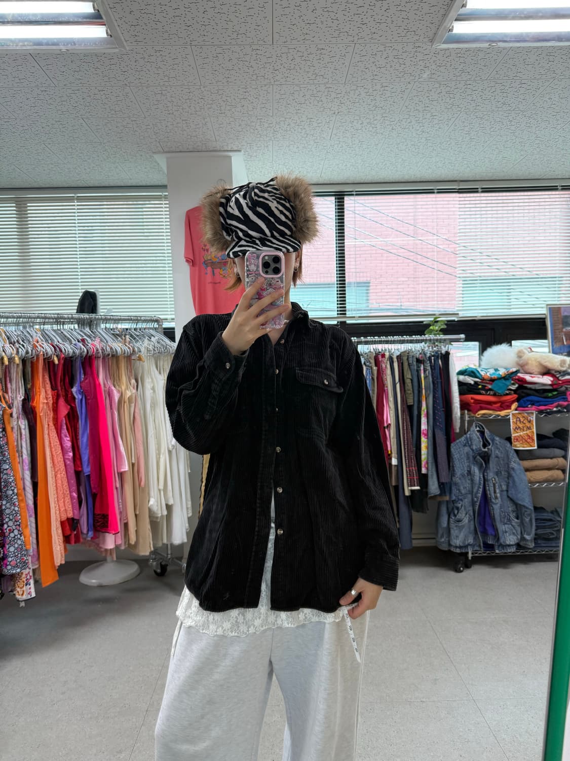 Vintage corduroy shirt  상품이미지5