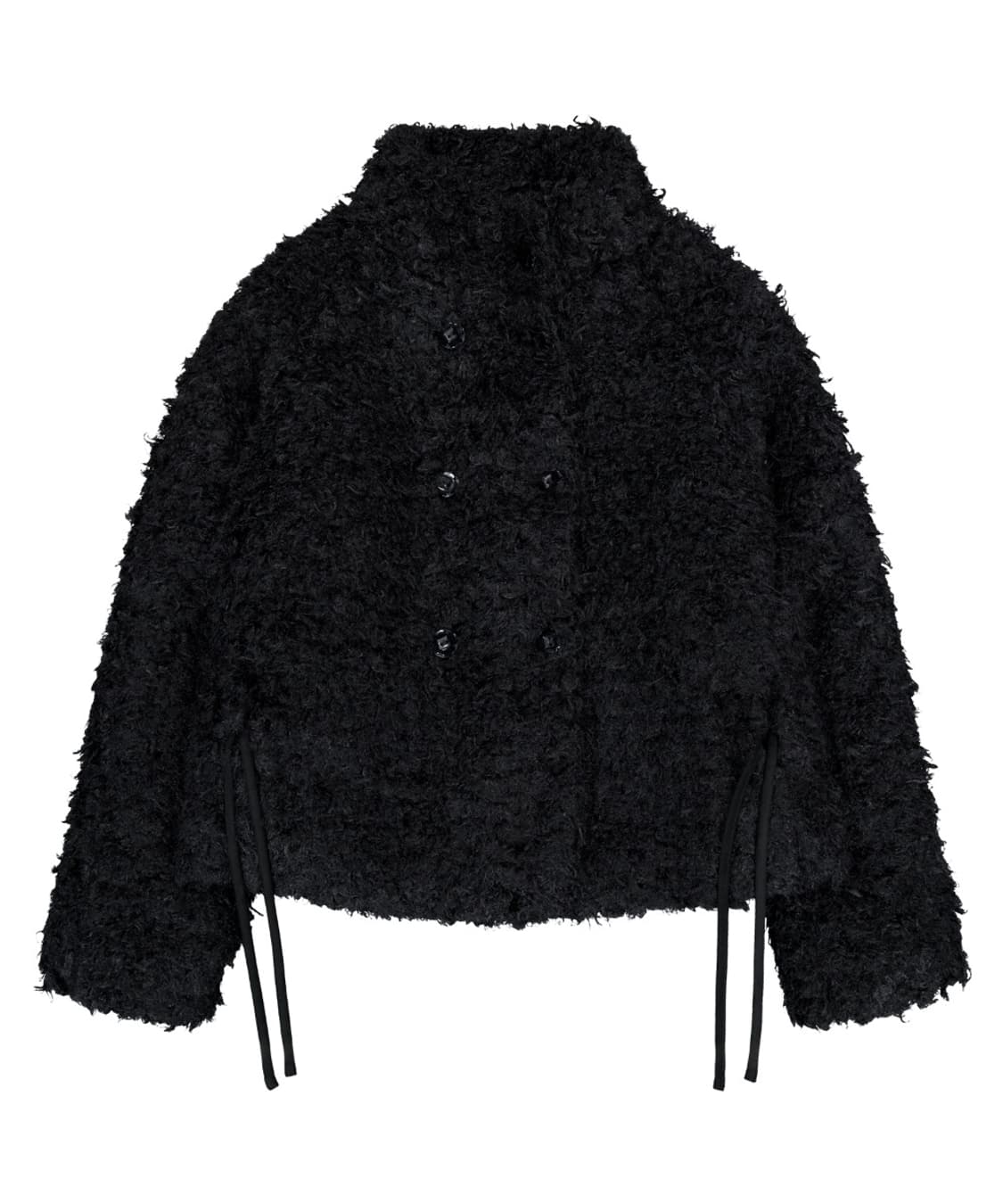 코이세이오 헤어리 퍼 자켓 블랙 상품이미지1