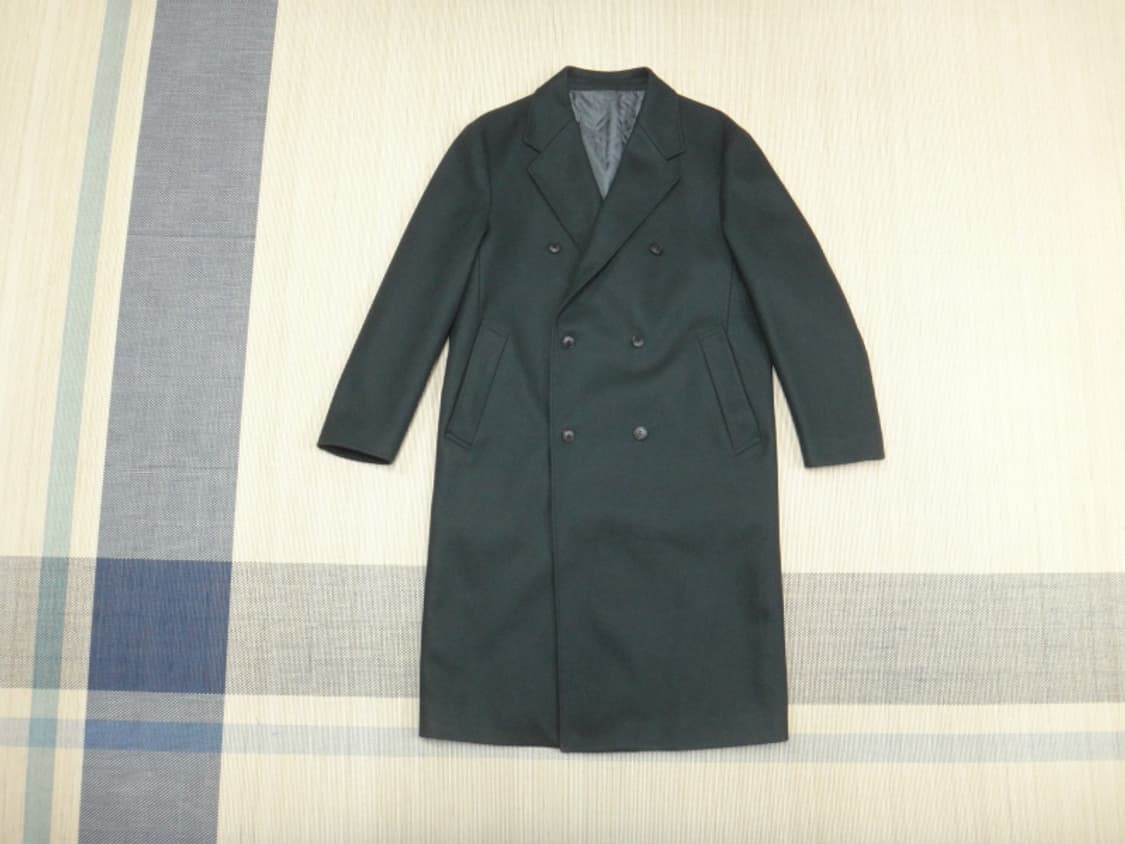 (100) 지오송지오 캐시미어 혼방 더블 오버핏 모직 코트 상품이미지1