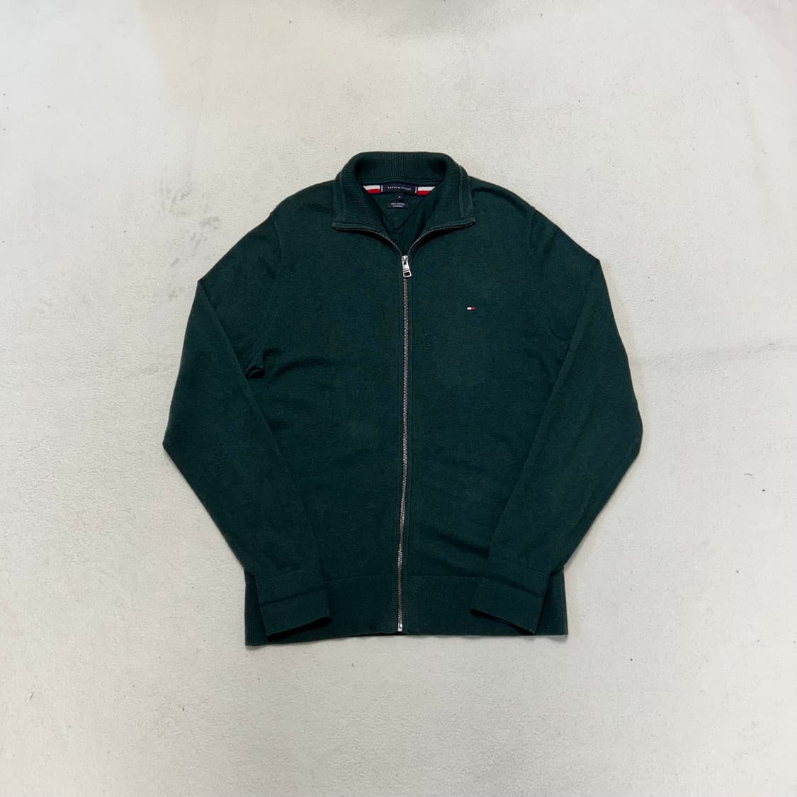 Tommy Hilfiger Green Knit Zip-up 상품이미지4