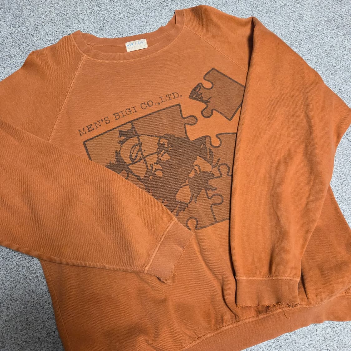 8-90s 일본 맨즈비기 맨투맨 스웻셔츠 L(100) 상품이미지1