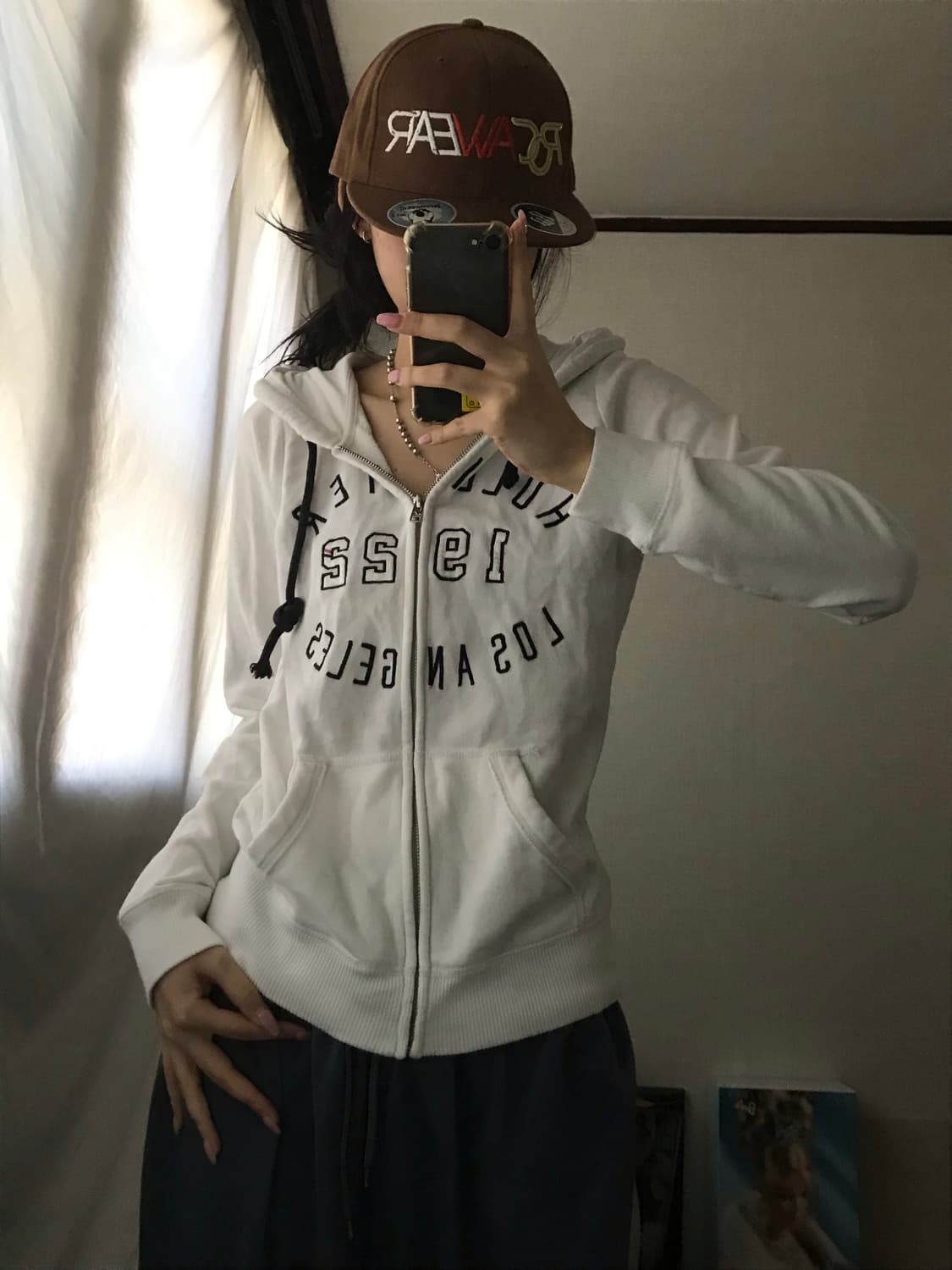 홀리스터 화이트 후드집업 상품이미지7