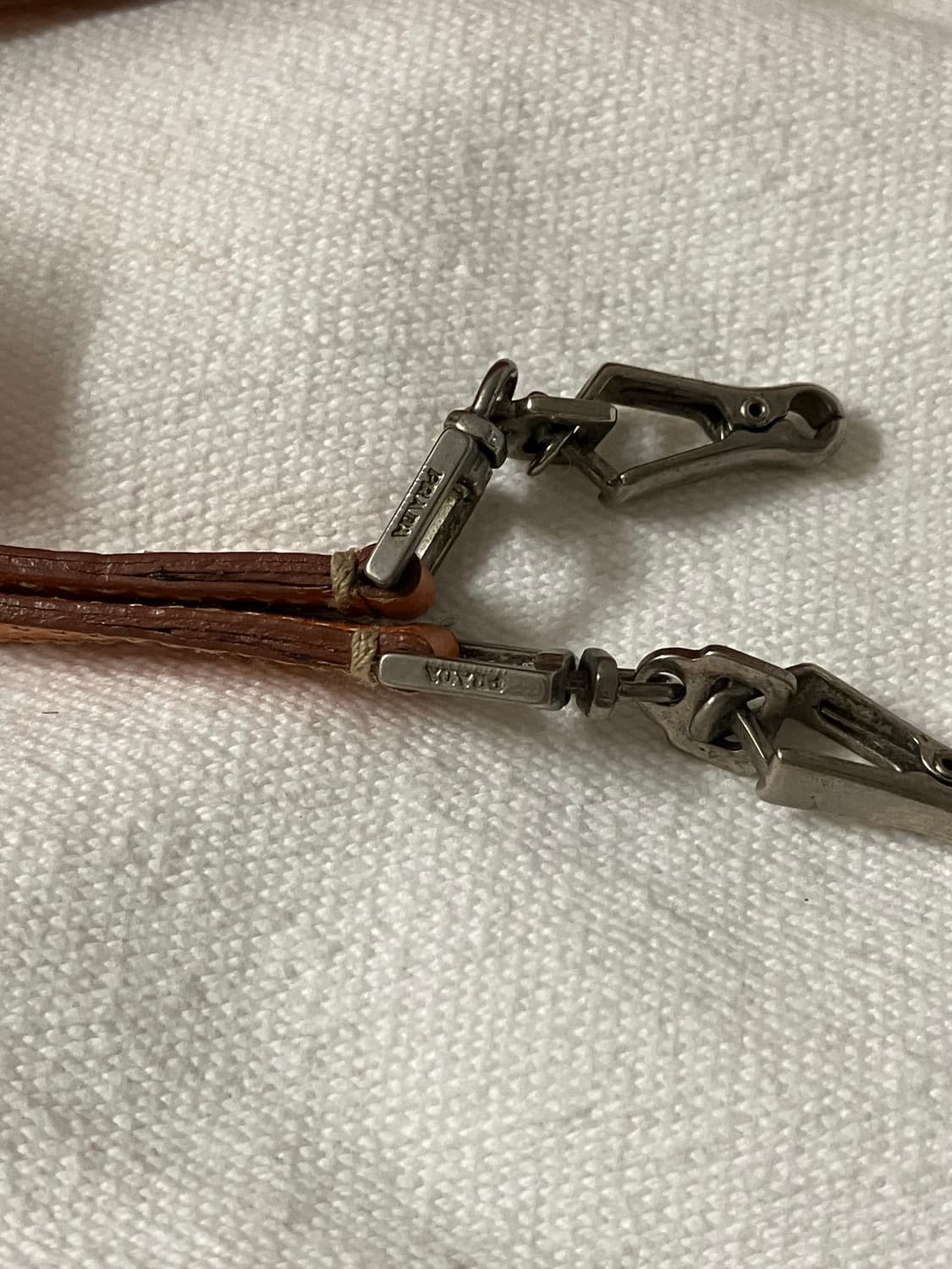 프라다 볼링백 토트백 오렌지 상품이미지6