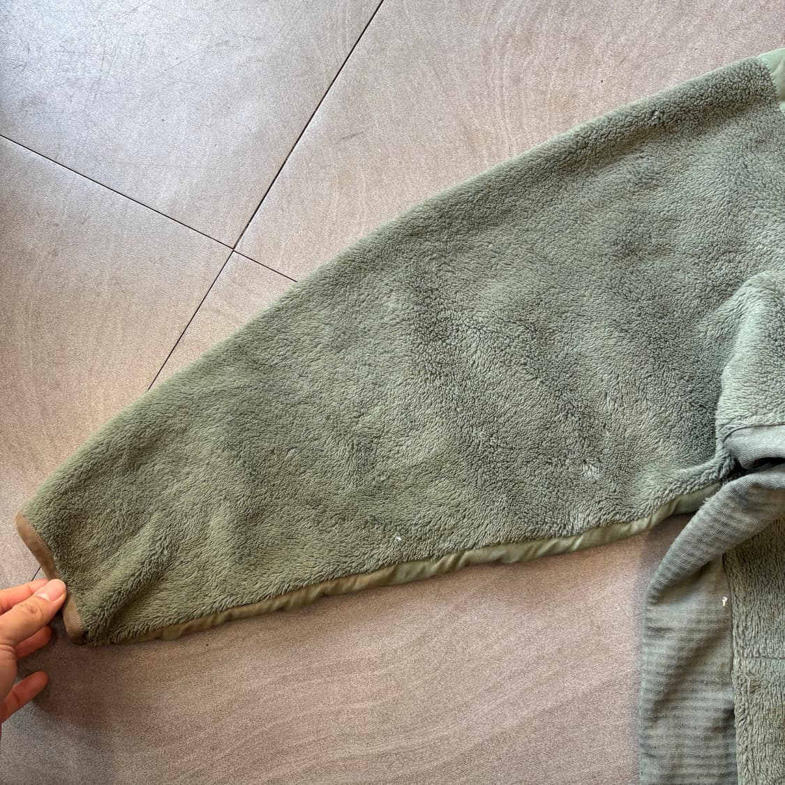 미군 젠3 카키 플리스 자켓 상품이미지7