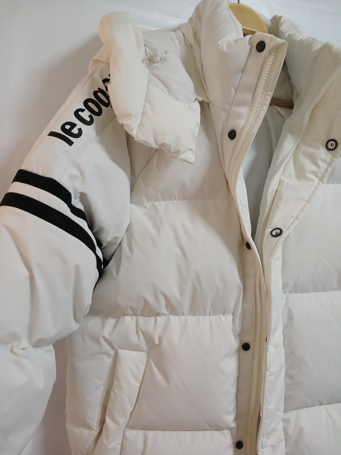 (105)르꼬끄 남녀공용 선데이 하프 구스다운 화이트 상품이미지2