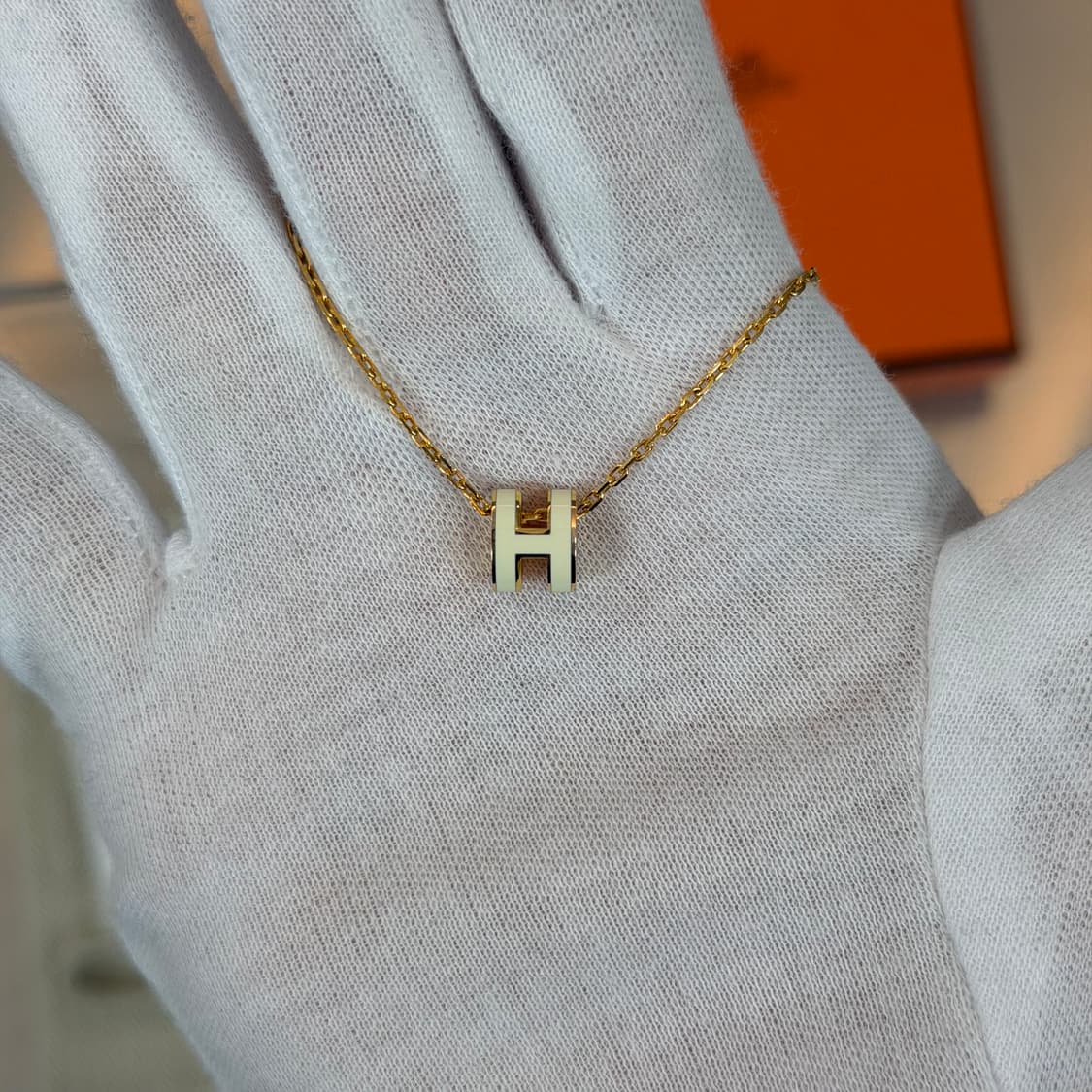 [리오브전포점] 에르메스 미니 팝아슈 누아 펜던트 목걸이 상품이미지2