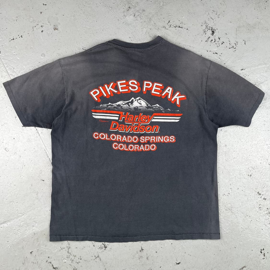빈티지 할리데이비슨 Pikes Peak 반팔 상품이미지2