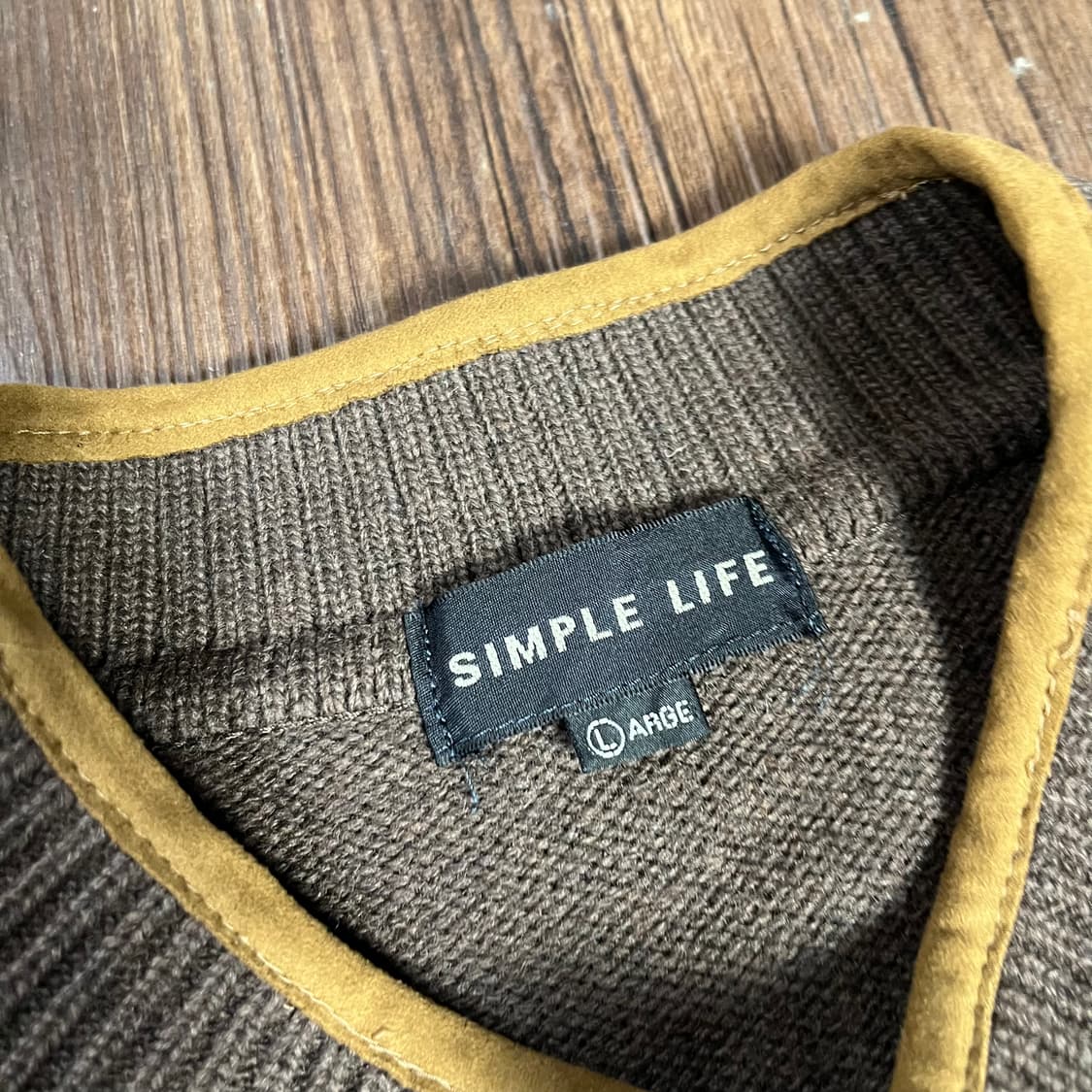 [Simple Life] 심플라이프 헨리넥 니트 상품이미지4