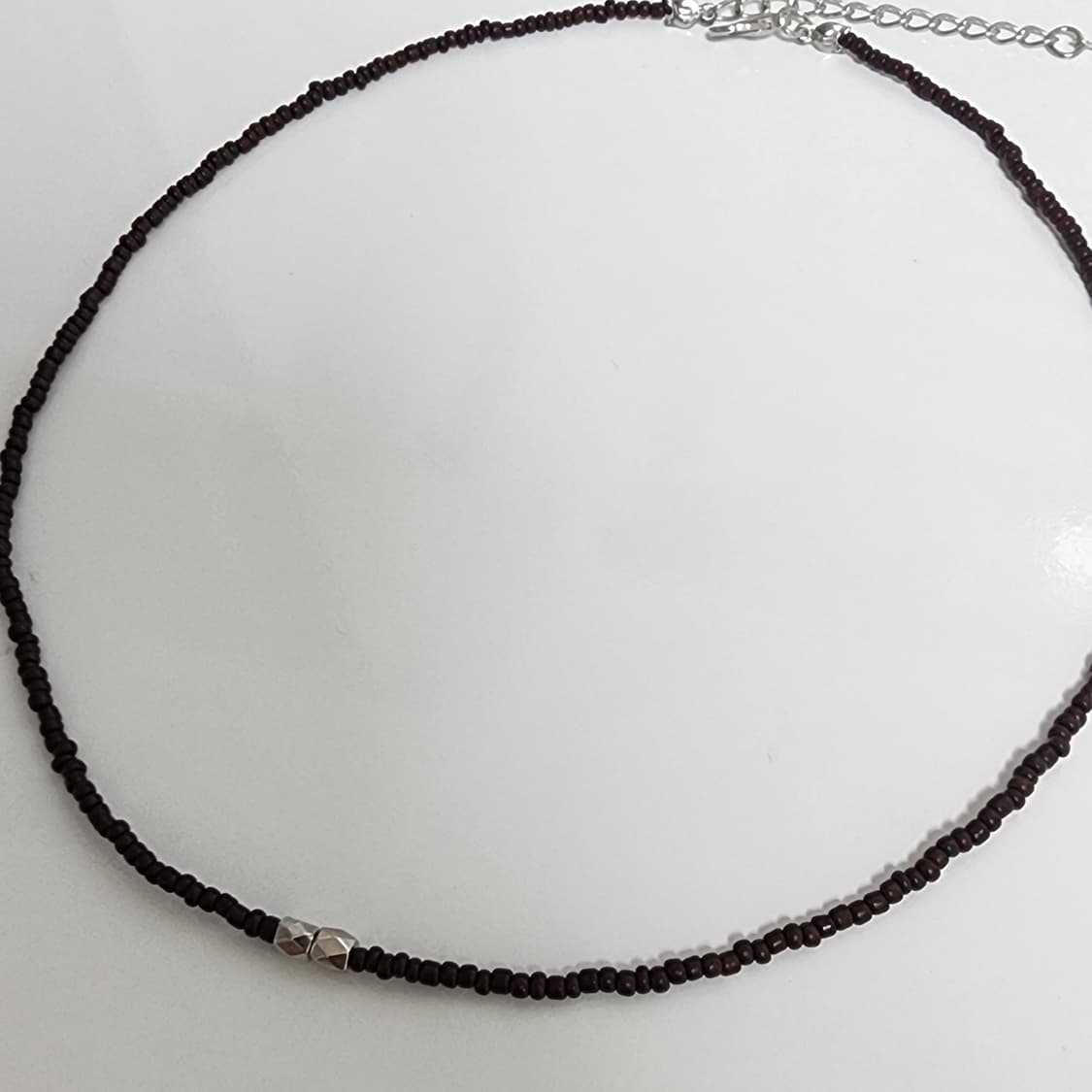 남자 갈색 심플 목걸이 상품이미지2