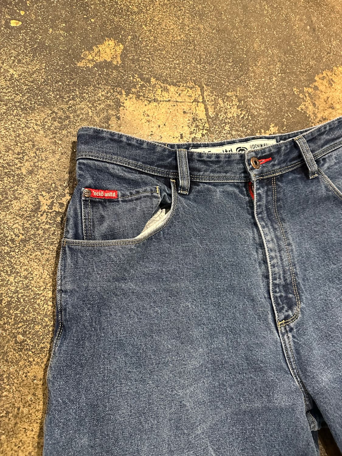 빈티지 00s 에코 언리미트 데님 반바지 상품이미지2