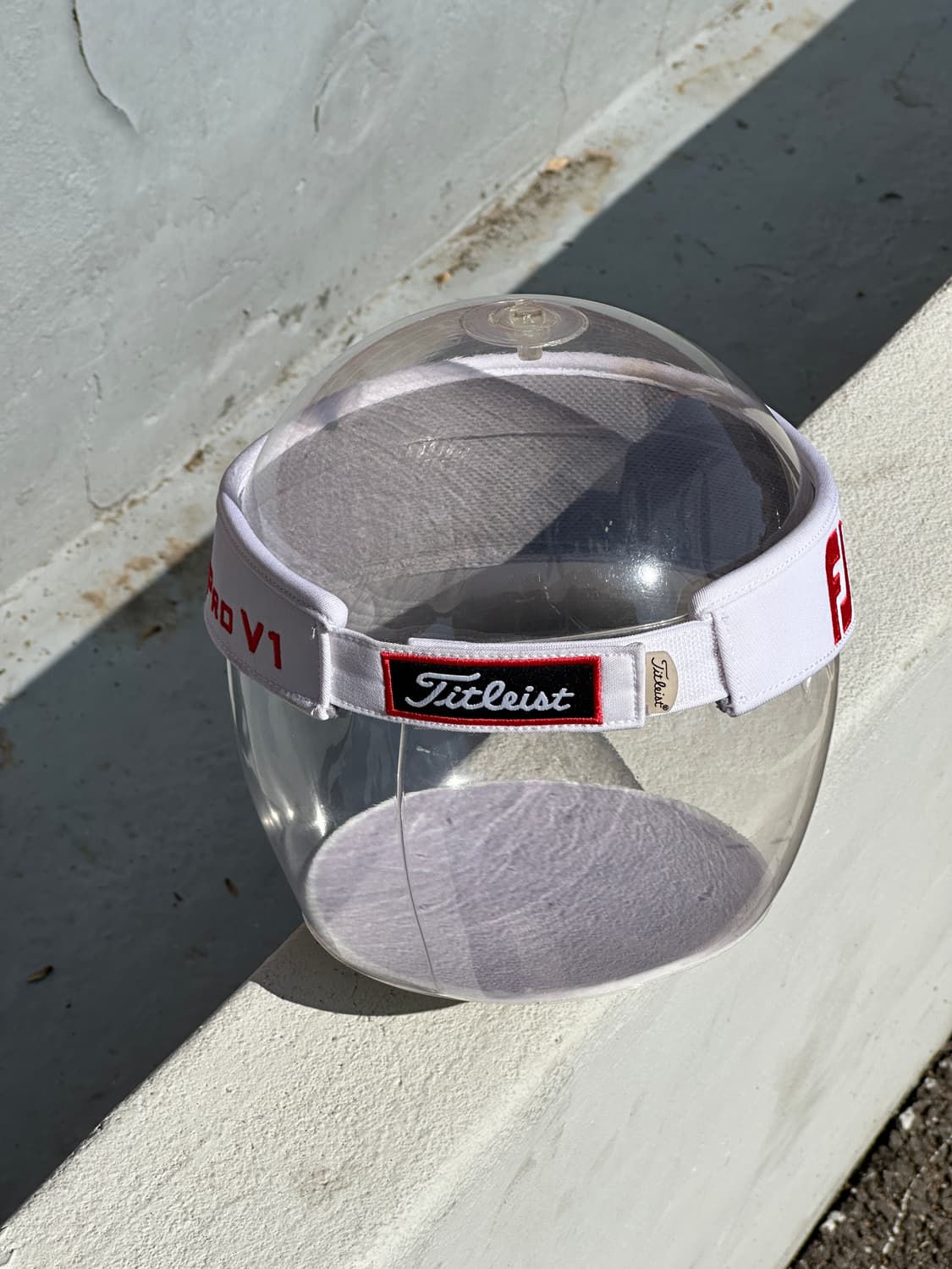 [F] 타이틀리스트 골프 화이트 썬바이저 썬캡 와이드 모자 상품이미지5