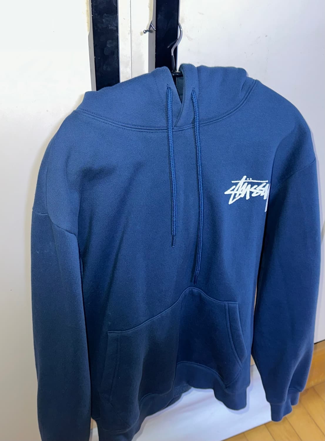 스투시 다이스 기모 후드티 네이비 (m) 상품이미지3
