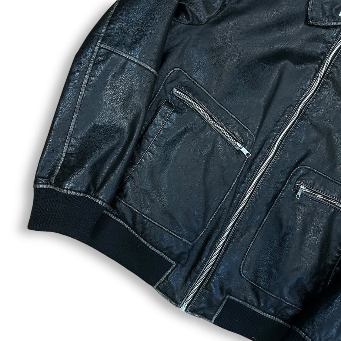 자라 레더 자켓 상품이미지4