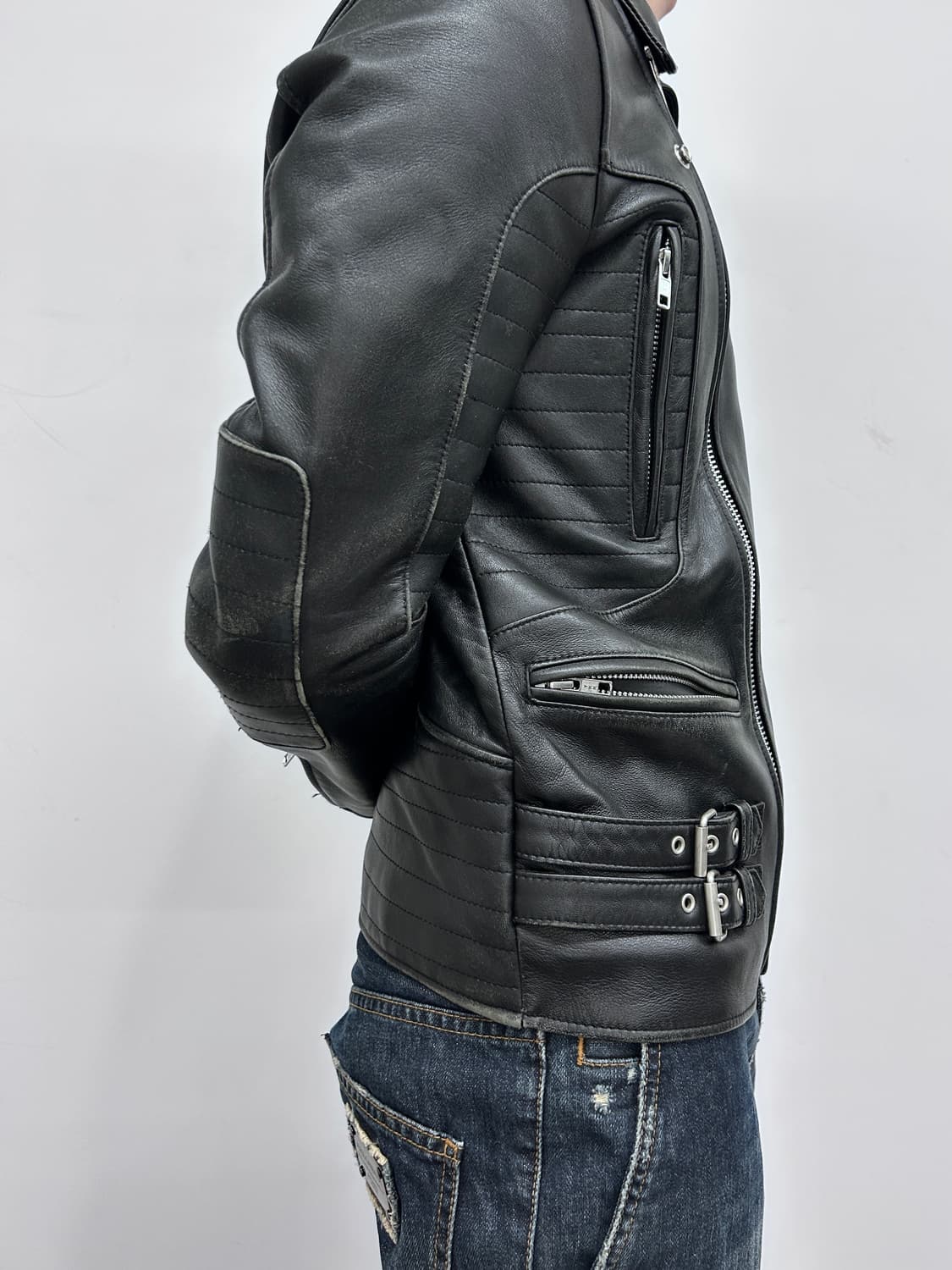 206 옴므 레더 라이더 자켓 상품이미지8